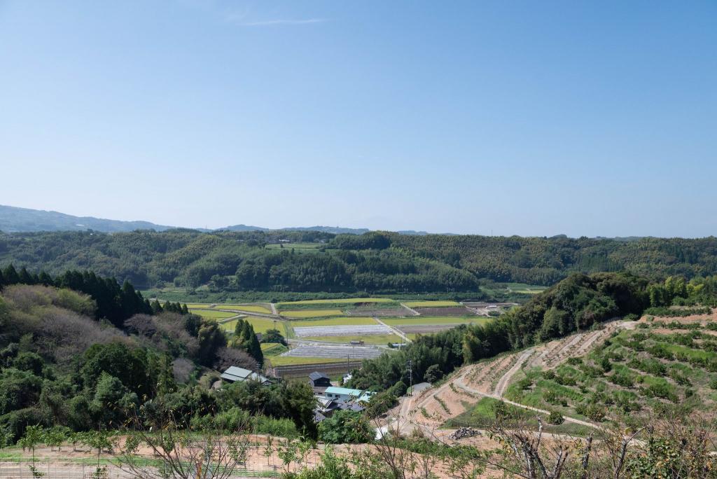 View across the valley next to Tabaruzaka where much of the fighting occurred